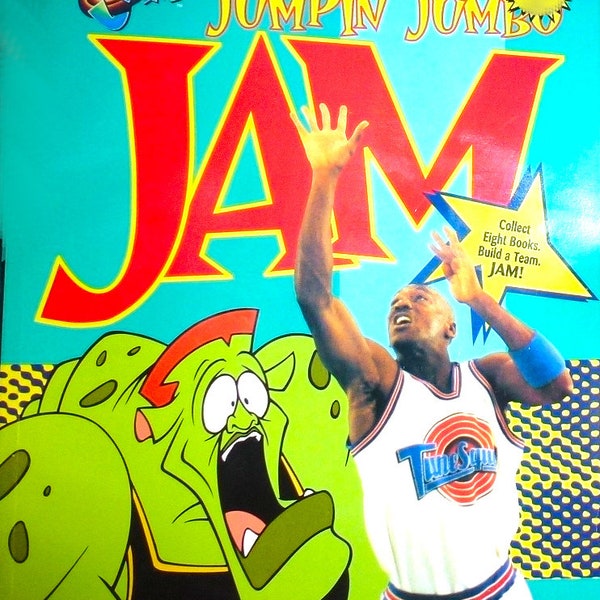 Space Jam Jumbo Jam vintage Jumpin' Michael Jordan coloring book   (PSS)