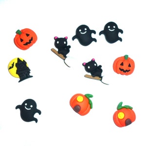 Halloween theme 10 thumbtacks push pins  decorator message board thumb tacks (V2)
