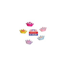 22pcs candy bowknot crown 20mm resin  flatback cabochon