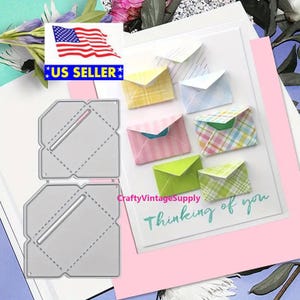 Mini Umschlag Metall Handwerk gestanzte Papiermaschine Schneider Stanzteile