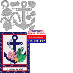 Schiff Boot nautischen Anker Metall Handwerk Stanzmaschinen Papierschneider
