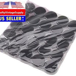 25 Stück winzige runde Behälter Schraubdeckel Lippenbalsam Schwarz Weiß Vorratsgläser 3g