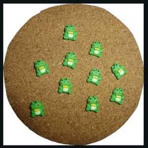 Grenouilles amusantes 10 punaises Punaises pour babillards décoratifs
