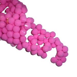 Pompoms 150pcs hot pink mixed felt pom pon balls 1/2&quot; 15mm