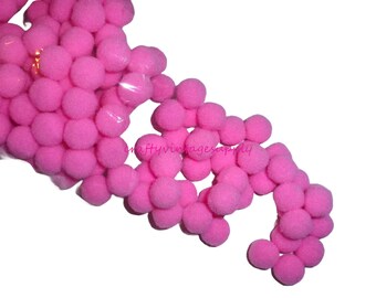 TOAOB Pompons, 200 stuks, om te knutselen, 2 cm, koffiekleuren