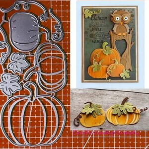 Ernte Herbst Erntedank Kürbis Metallstanzformen Schneidemaschine Cutter Würfel