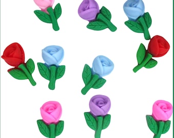 10 punaises tulp bloemen push pins diverse kleuren binnenhuisarchitect punaises prikborden (P42D)