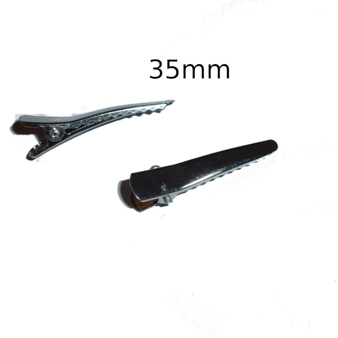 Single Alligator Hair Clips With Teeth Pressure Point Pinch Etsy