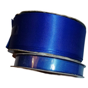 Königsblauer einseitiger Satin 3/8" 1,5" Bandbesatz 18 Yards (S. 125a)