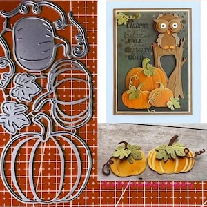 Cosecha otoño Acción de Gracias calabaza troqueles de corte de metal máquina cortadora troquel