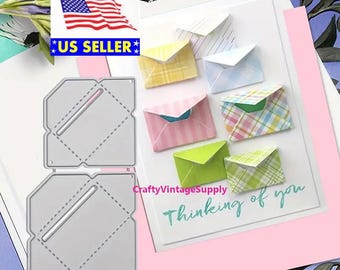 Mini envelope metal craft die cut cutting paper machine cutters dies