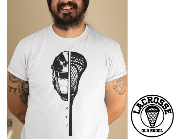 Lacrosse Lax Logo With Sticks And Helmet T-Shirt Lacrosse Lax Logo With Sticks And Helmet T-Shirt