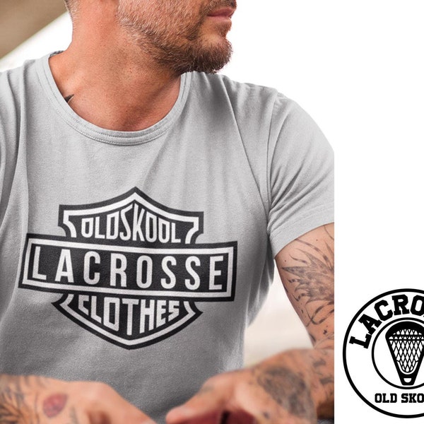 OLD SKOOL LACROSSE Classic Tee - Unisex T-Shirt - Lax Native Mll Pll Nll League team Equipment Man Woman Tee