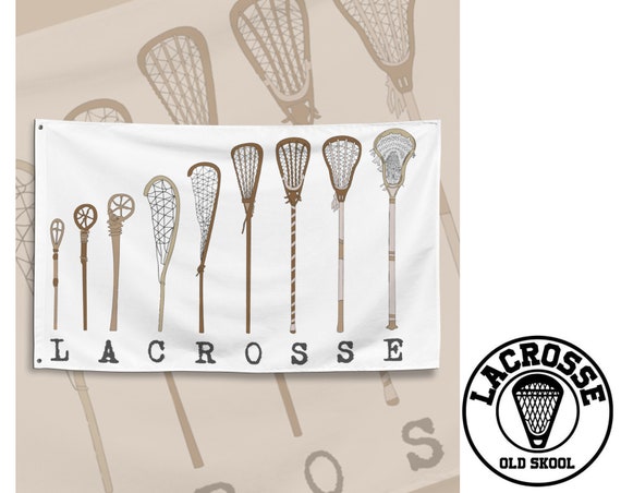 Iroquois Lacrosse Lax Sticks & Flag T-Shirt Iroquois Lacrosse Lax Sticks & Flag T-Shirt