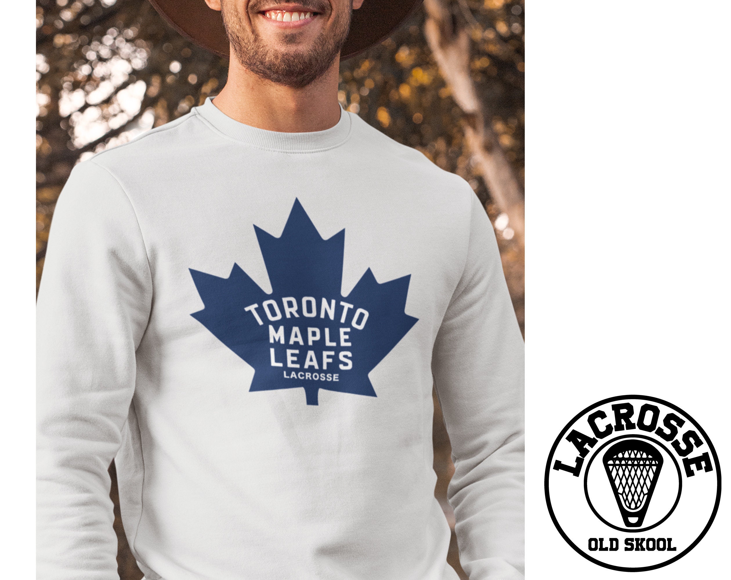 TORONTO MAPLE LEAFS Lacrosse Unisex Sweatshirt Classic - Etsy