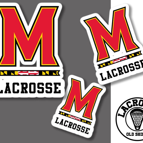 MARYLAND LACROSSE - Stickers - Lax Native Mll Pll Nll League team Equipment Man Woman sticker