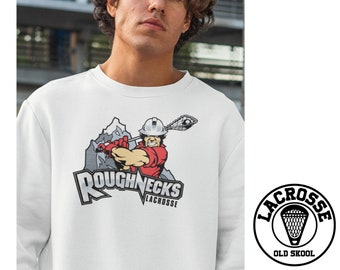 CALGARY ROUGHNECKS LACROSSE - Unisex Sweatshirt - Box Lax Native Mll Pll Nll League team Man Woman Tee Old Skool Canada Classic Vintage