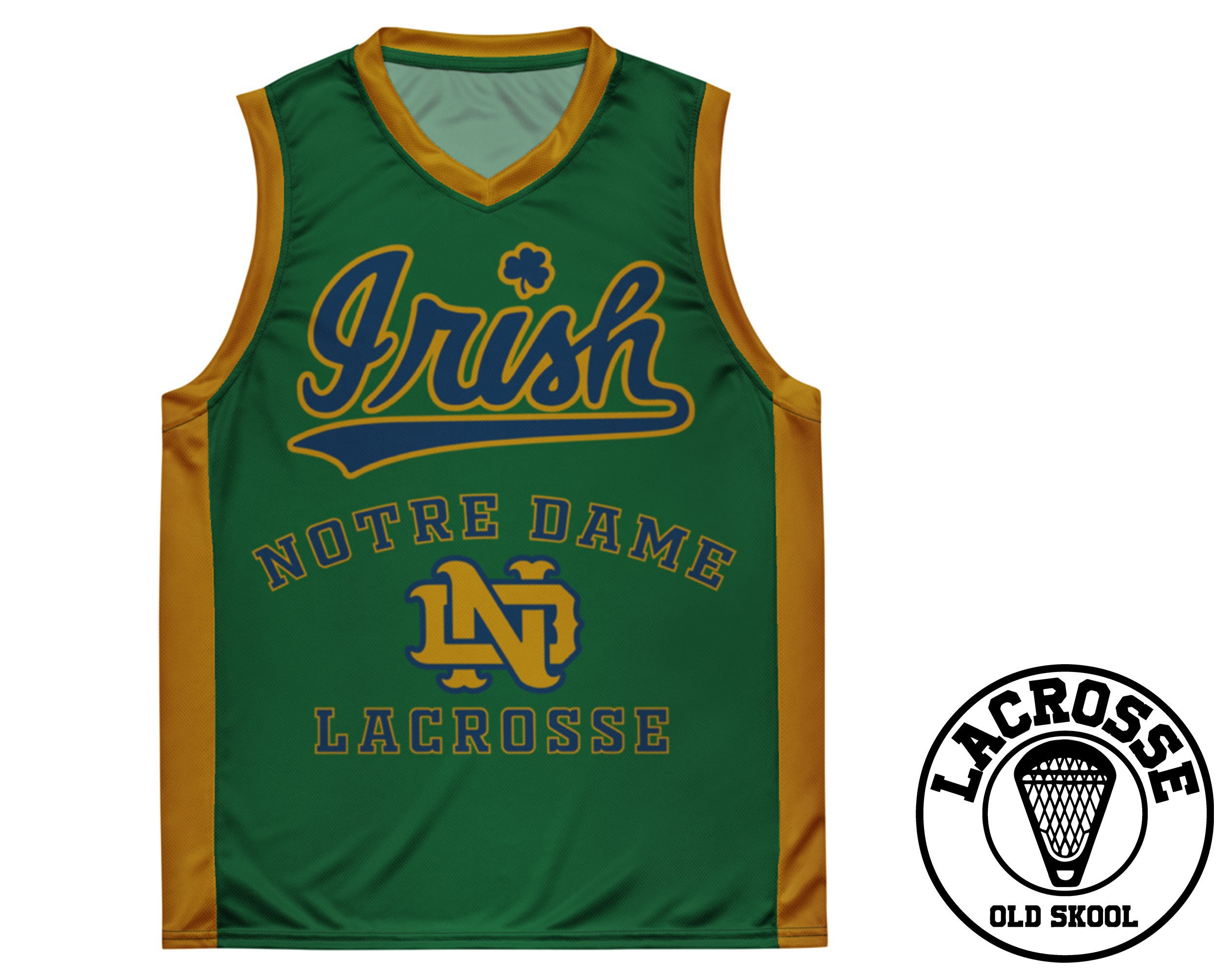Mesh Lacrosse Notre Dame Lacrosse Uniforms Lacrosse Jersey Australia