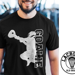 LACROSSE GOALIE T-Shirt - Unisex Men Women Lax Sport Major League D1 Mll Pll Rare Illustration Team Tee