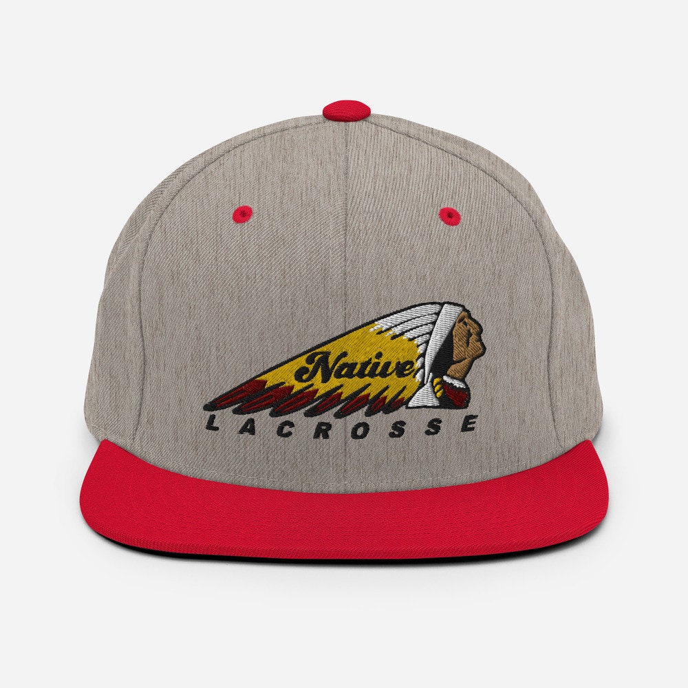 NATIVE LACROSSE Snapback Hat Lax Native Mll Pll Nll League Etsy