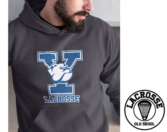 YALE LACROSSE CLASSIC Unisex Hoodie Lax Native Lacrosse Pll Nll