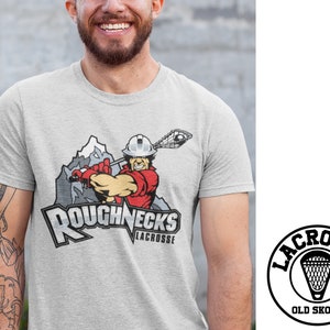 CALGARY ROUGHNECKS LACROSSE - Unisex T-Shirt - Box Lax Native Mll Pll Nll League team Man Woman Tee Old Skool Canada Classic Vintage