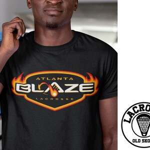 ATLANTA BLAZE LACROSSE T Shirt - Unisex Men Women Box Lax Sport Team Lacrosse Georgia Usa Major League Mll D1 Game