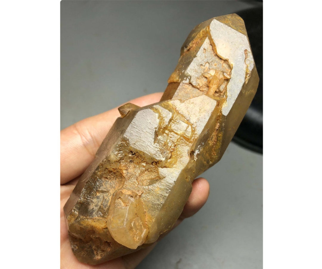 NATURAL BACKBONE SCEPTER Quartz Etsy