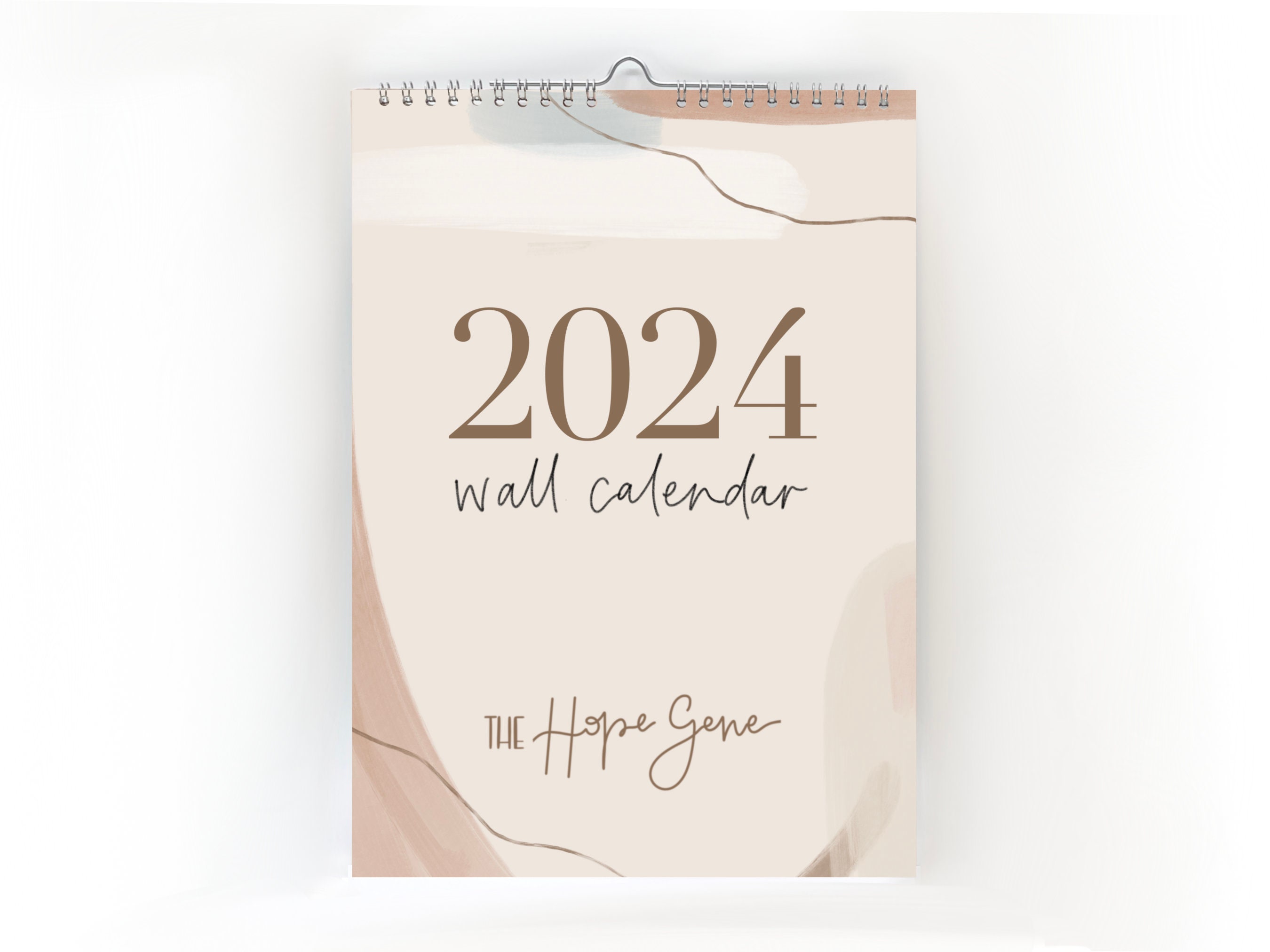 2024 Wall Calendar A4 Wall Calendar Inspirational Wall Calendar Digital