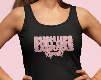 Desi Athletic Apparel | Foodie Fitness Shirt | Indian Pakistani Punjabi Tank Tops | South Asian Fitness Clothes |Active Wear Sleeveless Tank