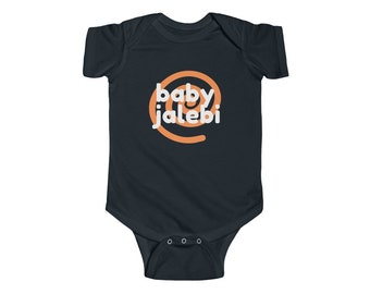Desi Baby Jalebi Onesie| Cute Funny Baby Onesie | Indian Baby Clothes | Mother's Day | Father's Day | Foodie