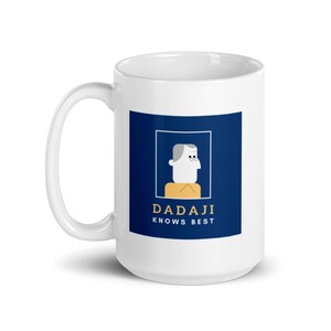 Funny Fathers Day Gift | Desi Dada Dadaji Mug | Indian Pakistani