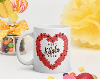 World's Best Khala| Best Khala Ever | Gift for Indian Aunt Massi Chai Lover Cup | Gift for Desi Aunt Sister Mom | Eid Gifts for Aunt Phupo