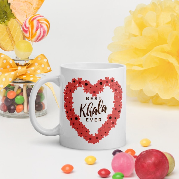 World's Best Khala| Best Khala Ever | Gift for Indian Aunt Massi Chai Lover Cup | Gift for Desi Aunt Sister Mom | Eid Gifts for Aunt Phupo