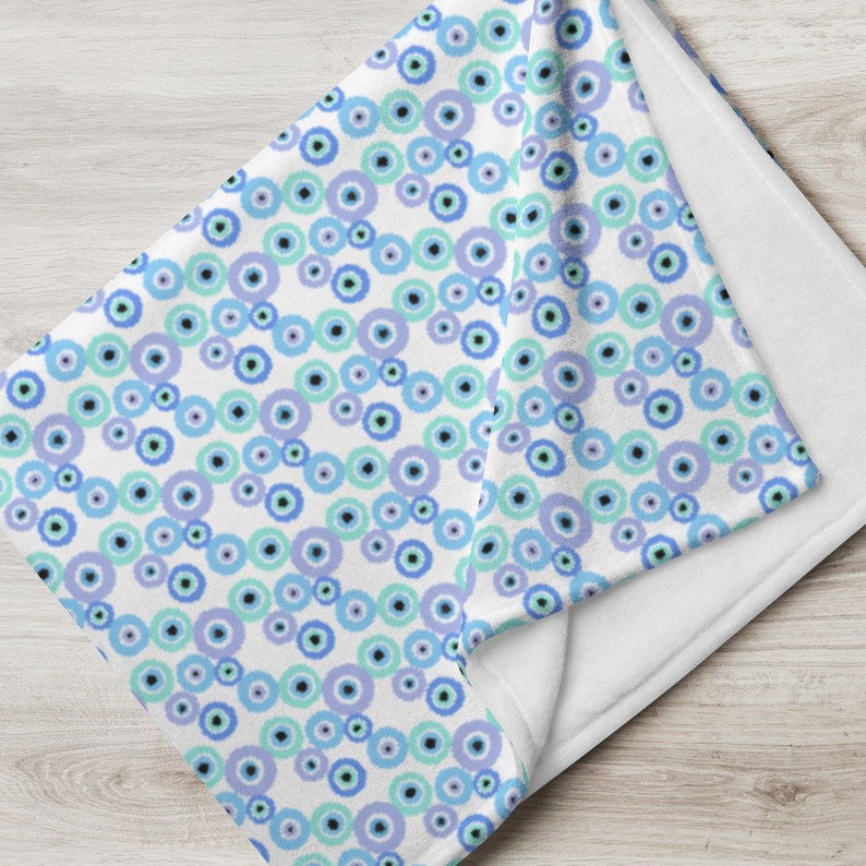 Evil Eye Baby Blanket Receiving Swaddle Wrap Arab Baby Etsy