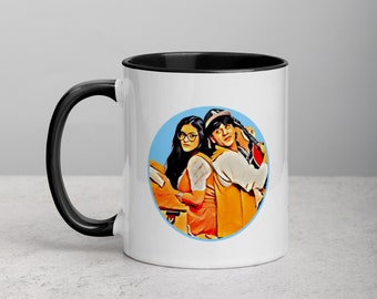 Bollywood Mug | Dilwale Dulhania Le Jayenge | DDLJ Cup | Shahrukh Khan and Kajol | Hindi Indian Gift | Novelty Desi Chai Mug | Coffee Lover