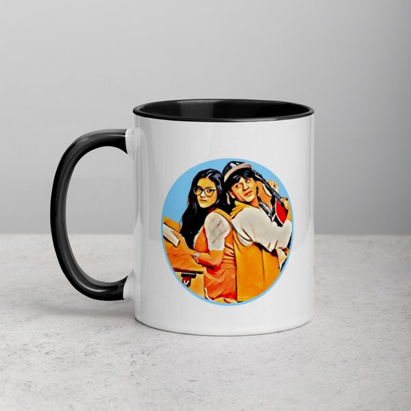 Bollywood Mug | Dilwale Dulhania Le Jayenge | DDLJ Cup | Shahrukh Khan and Kajol | Hindi Indian Gift | Novelty Desi Chai Mug | Coffee Lover