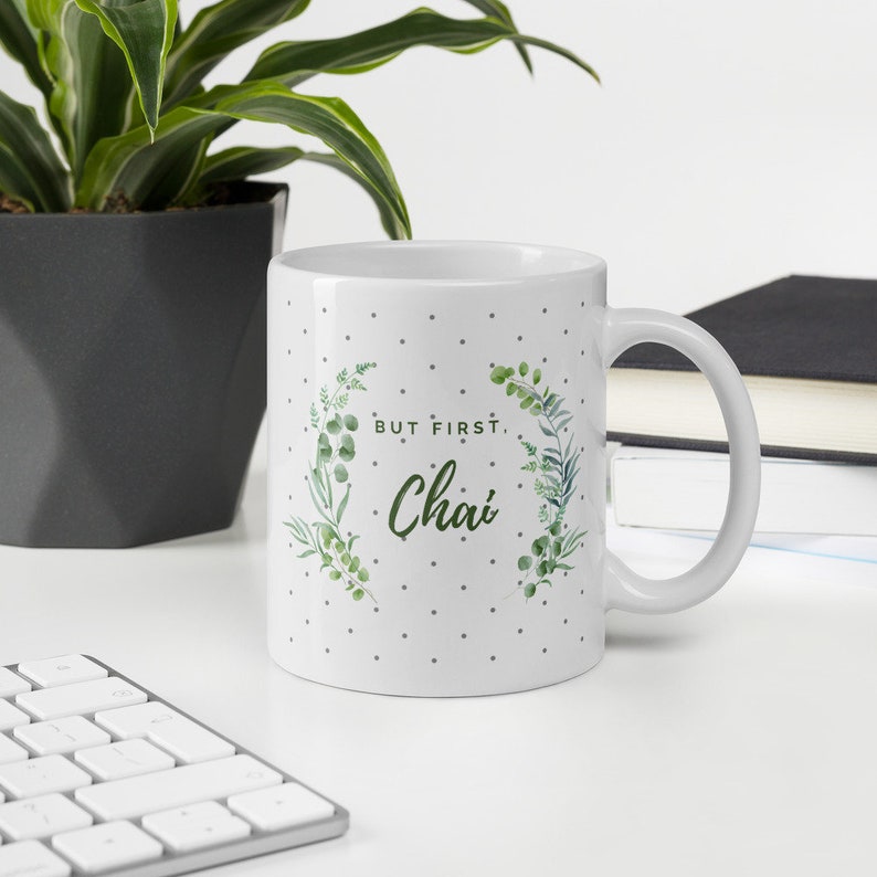 But First Chai Mug Chai Lover Gift Masala Chai Indian Gift but First