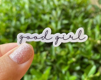 Good girl sticker, smut stickers, kindle stickers, stickers for kindle, bookish stickers for laptop, reading stickers, booktok stickers