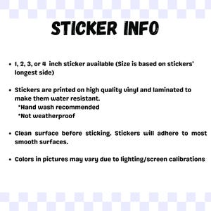 Thou may ingest a satchel of Richard's sticker, sarcastic stickers, funny, long distance best friend gift, MacBook sticker, kiss cut sticker image 4