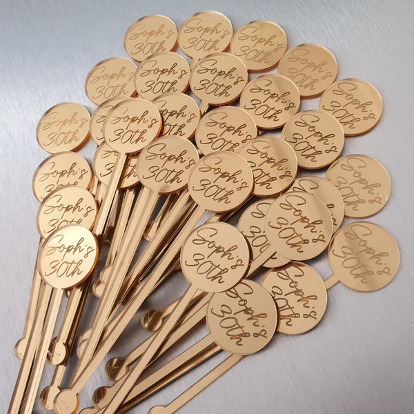 Drink stirrers, Personalised Stirrers