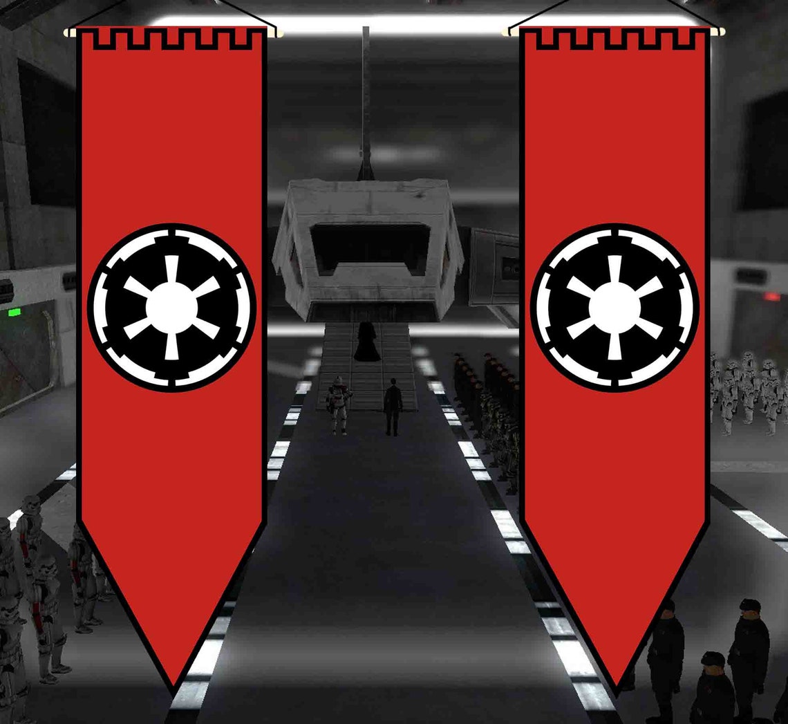 Galactic Empire flag long Etsy