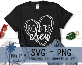 - Road Trip Crew svg - Roadtrip-Shirt-Design - passende Road-Trip-Shirts-Svg - Roadtrip Squad-Svg