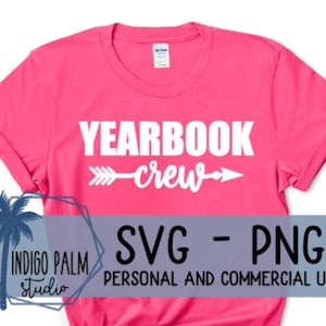 yearbook crew svg - school yearbook shirt design - yearbook team svg - yearbook club svg - yearbook staff svg