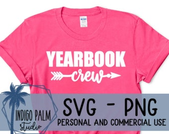yearbook crew svg - school yearbook shirt design - yearbook team svg - yearbook club svg - yearbook staff svg