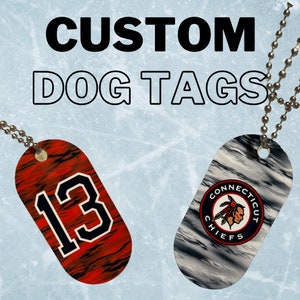 Nhl dog tags on sale