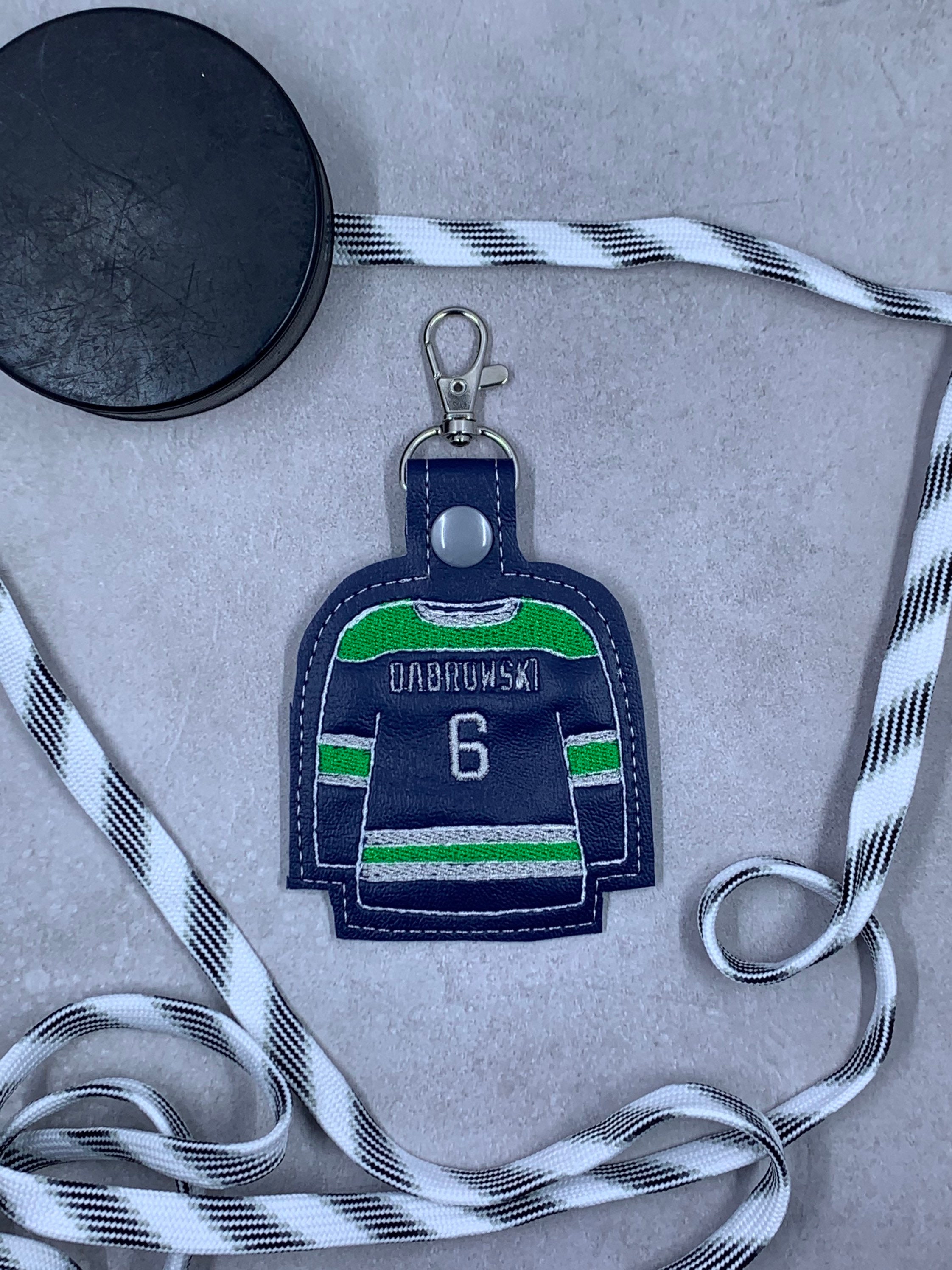 Hockey Bag Tag / Keychain / Customizable Etsy