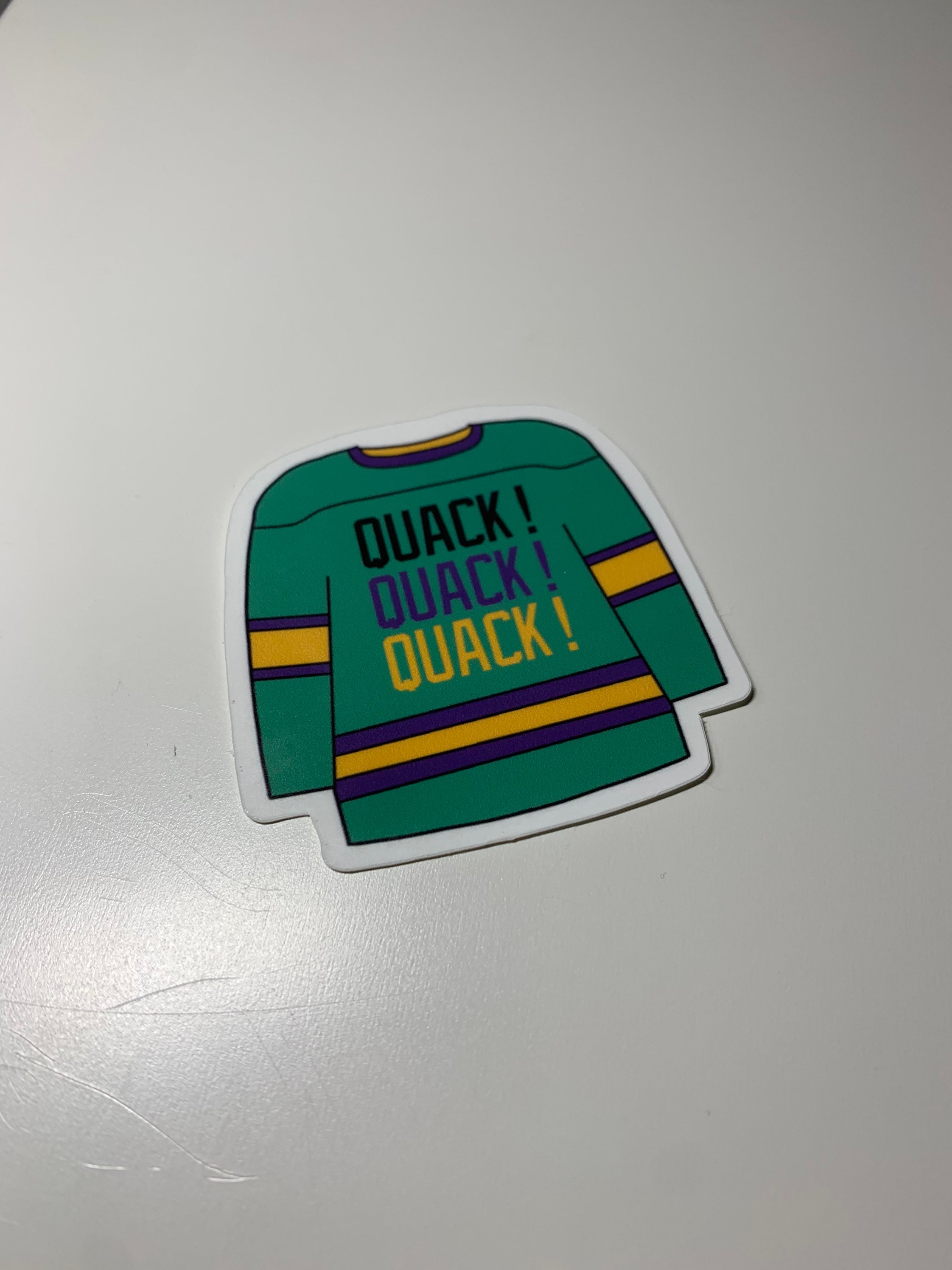 Quack Sticker Quack Quack Quack Jersey Sticker - Etsy