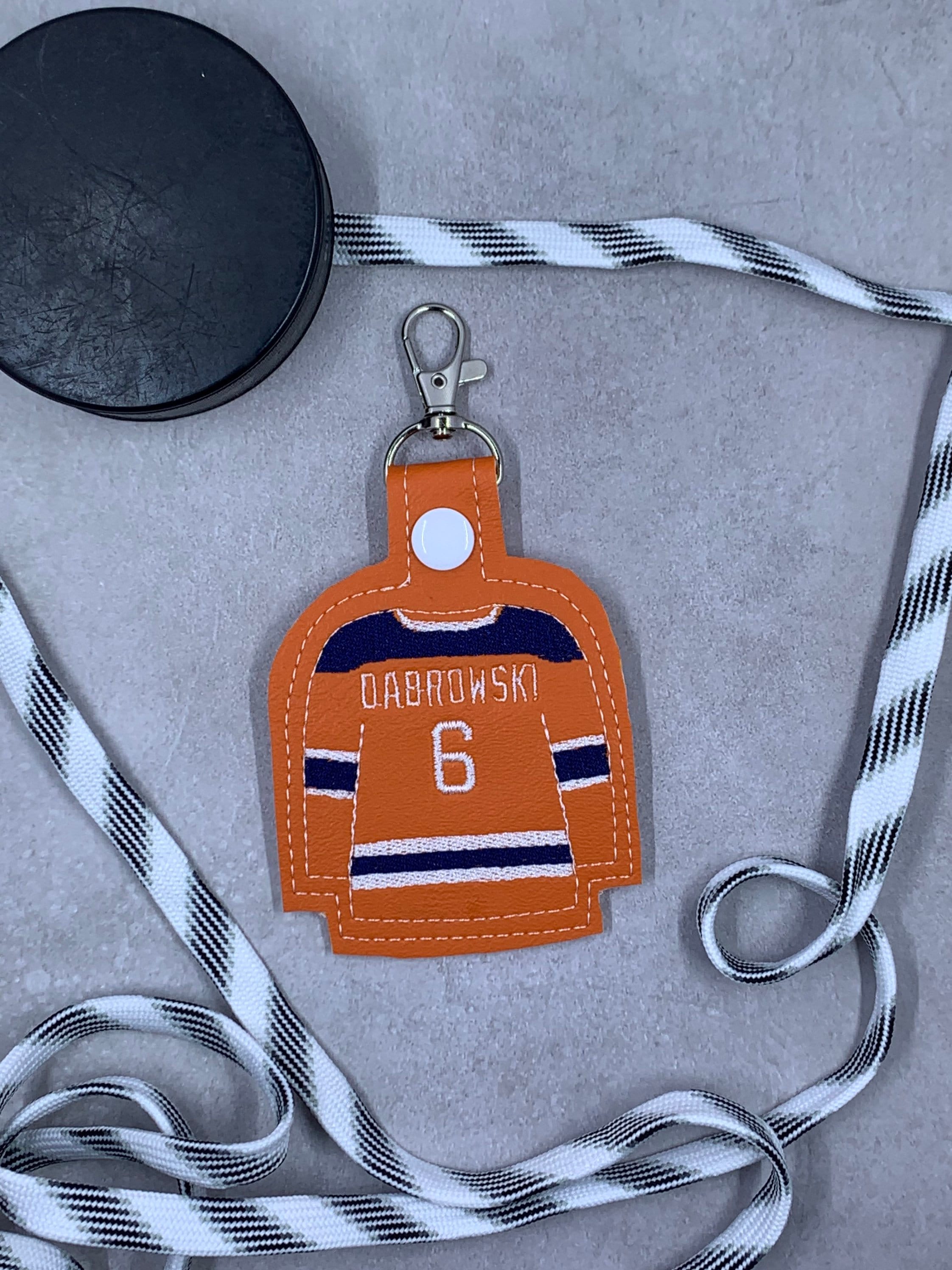 Hockey bag tag / keychain / customizable Etsy
