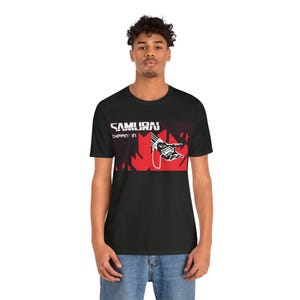 Samurai Chippin&#39; In Album Cover Unisex T-Shirt - Cyberpunk 2077